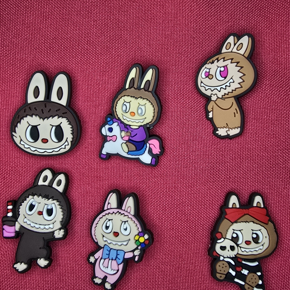 LaBubu Croc Charms - Rabbit Character, NEW WITHOUT TAGS